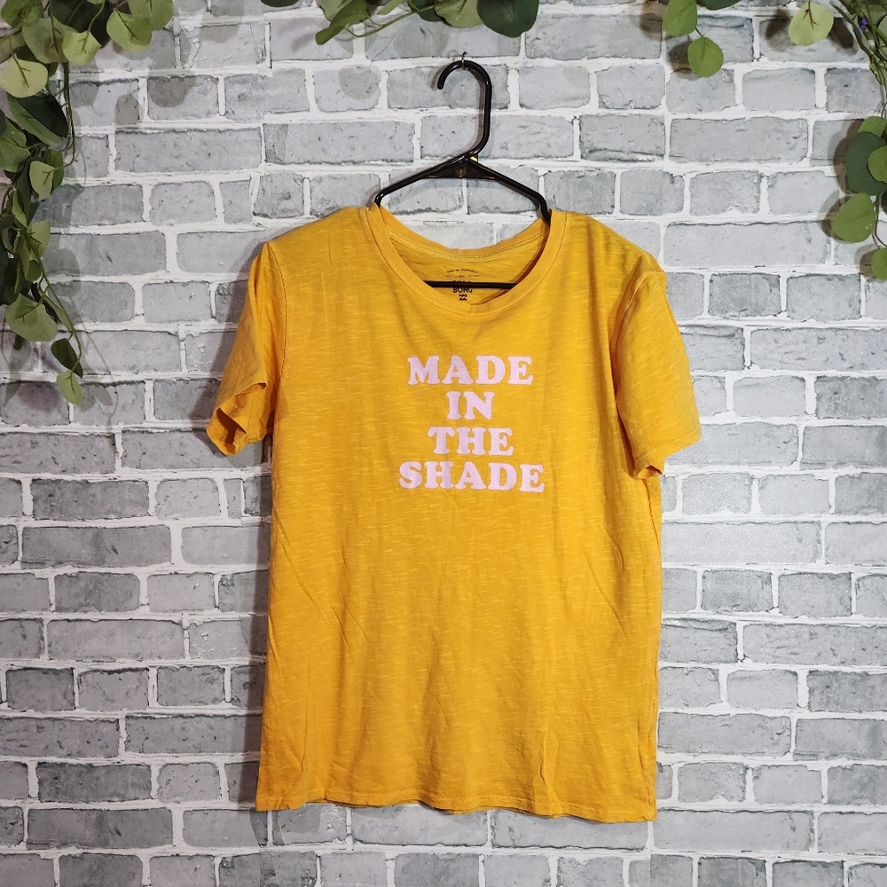 Urban Outfitters Billabong Harvest Gold Made in the Shade Graphic Tee Burnout